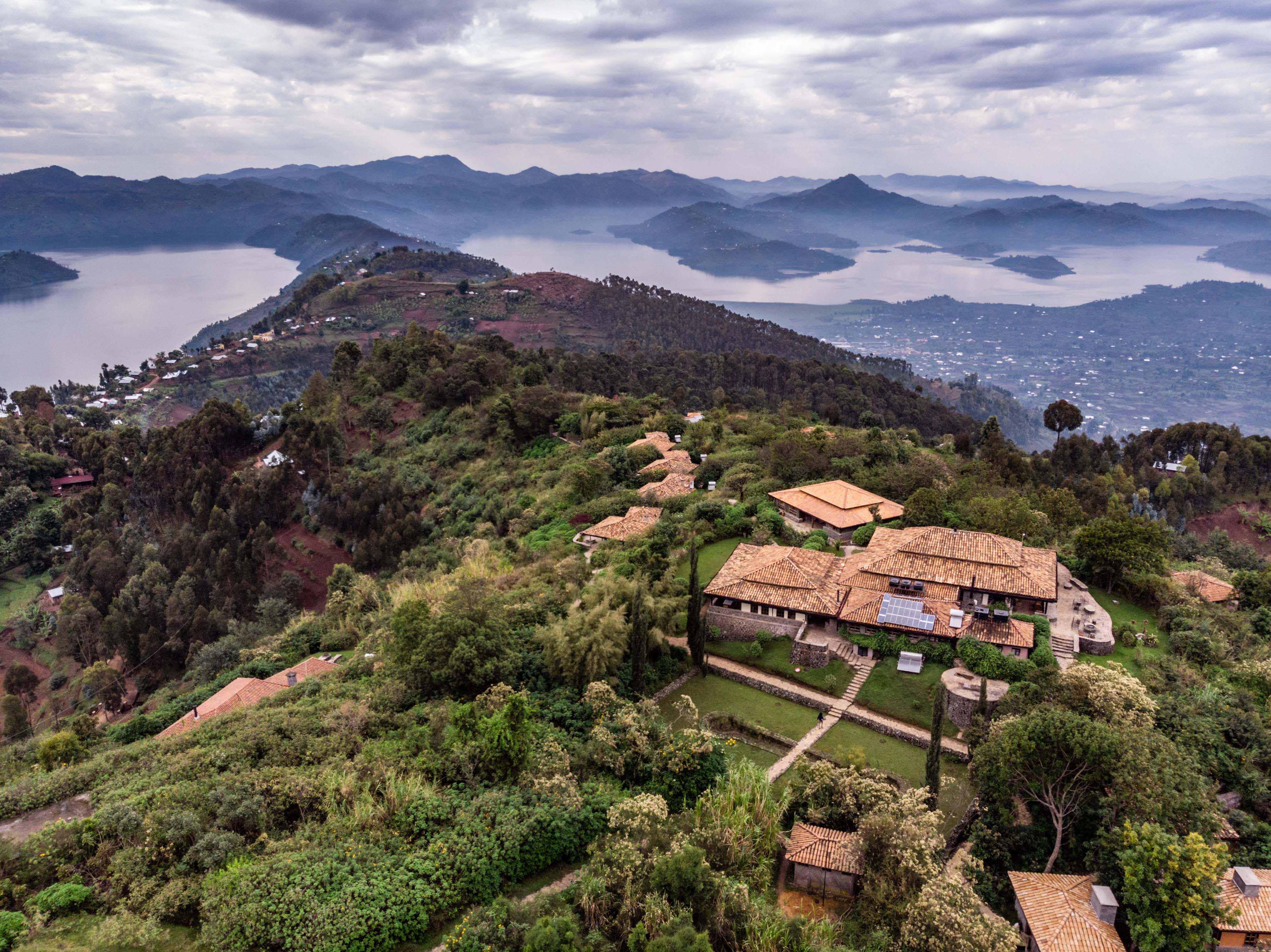 Stay at Virunga Lodge on a Luxury Safari Rwanda and Gorilla Trekking Tours